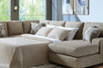Newellen Sleeper Sectional with Chaise - Massey's Furniture Barn (Watertown, NY) 