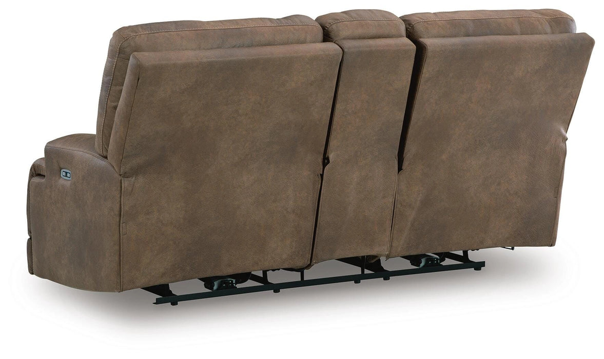 Time-Piece Power Reclining Loveseat with Console