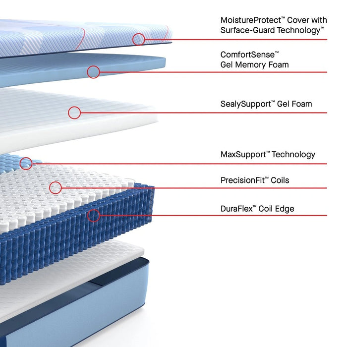 Newland Hybrid Mattress - Massey's Furniture Barn (Watertown, NY) 