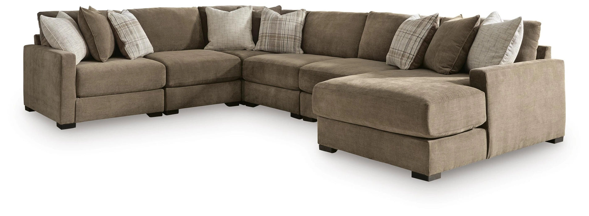 Camellia-Court Sectional with Chaise - Massey's Furniture Barn (Watertown, NY) 
