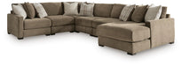 Camellia-Court Sectional with Chaise - Massey's Furniture Barn (Watertown, NY) 