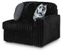 Midnight-Madness Sectional with Chaise - Massey's Furniture Barn (Watertown, NY) 