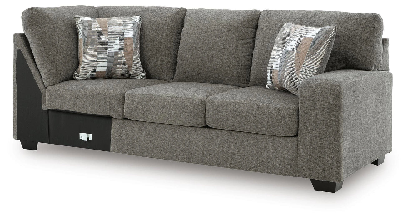 Newellen Sleeper Sectional with Chaise - Massey's Furniture Barn (Watertown, NY) 