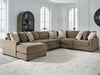 Camellia-Court Sectional with Chaise - Massey's Furniture Barn (Watertown, NY) 