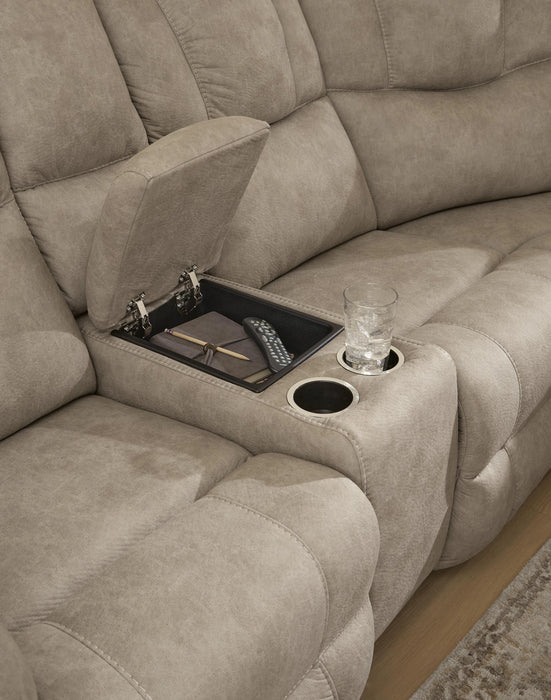 Ravenswaye Reclining Sectional with Console - Massey's Furniture Barn (Watertown, NY) 