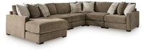Camellia-Court Sectional with Chaise - Massey's Furniture Barn (Watertown, NY) 